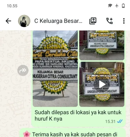 Pengiriman Papan Bunga Duka Pondok Kopi