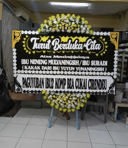 Papan Bunga Duka Pondok Kopi
