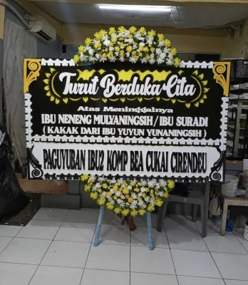 Papan Bunga di Pondok Kopi